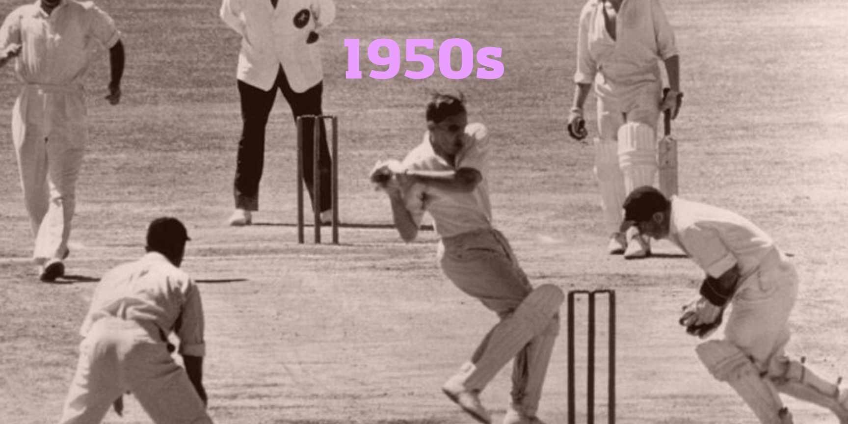1950s main cricket dates